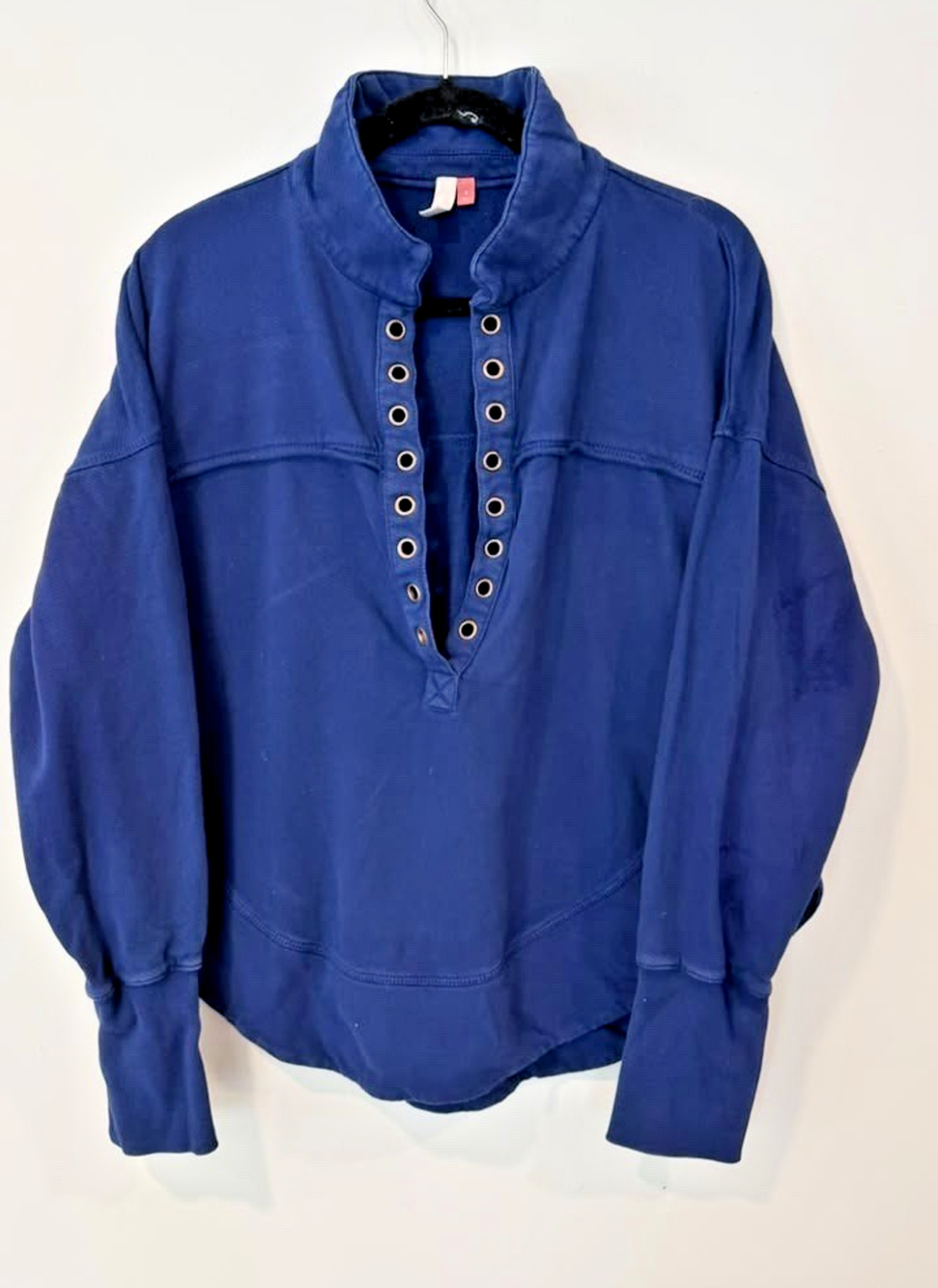 Anthropologie Pilcro The Kamrie Pierced Popover Boho Top Small 100% Cotton